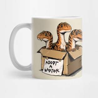 Prehistoric Adoption: Adopt a Raptor Mug